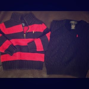 Winter package: Polo sweater & vest